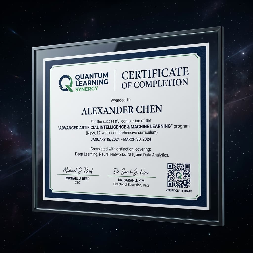 VeritasCo Premium Internship Certificate